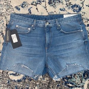 Rag & Bone New York Distressed Denim Shorts